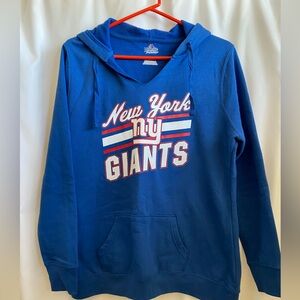 NYG New York Giants NFL women’s pullover hoodie.